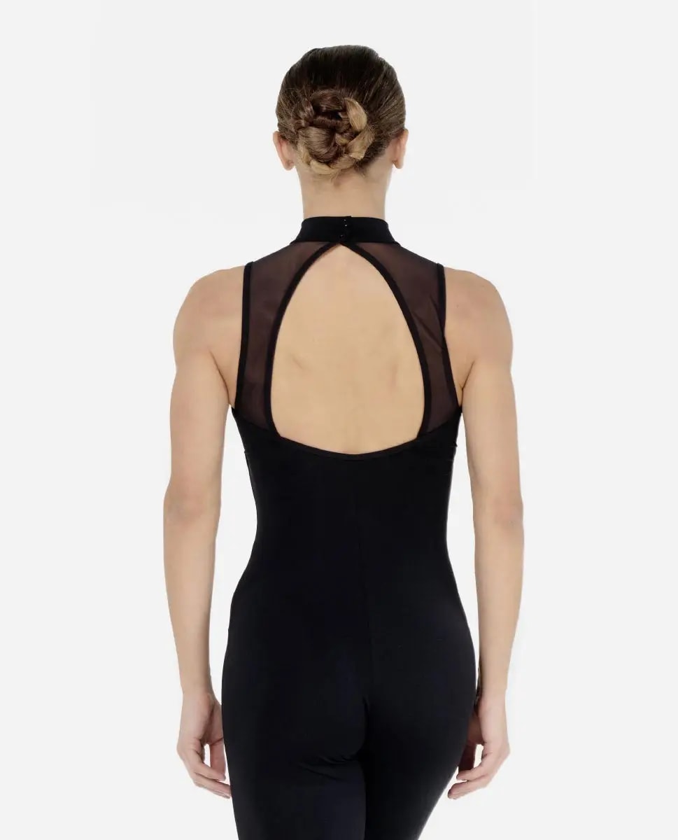 Womens Turtle Neck Mesh Unitard Rachael
