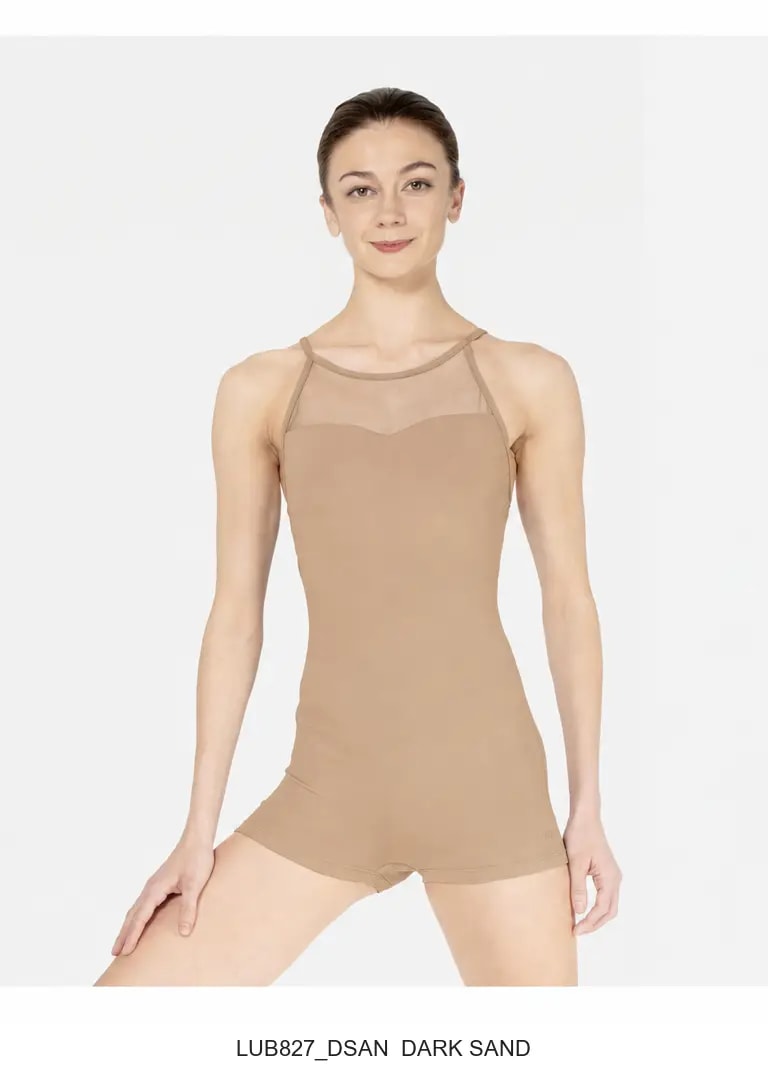 Womens Camisole Mesh Short Unitard Drusilla - View 10
