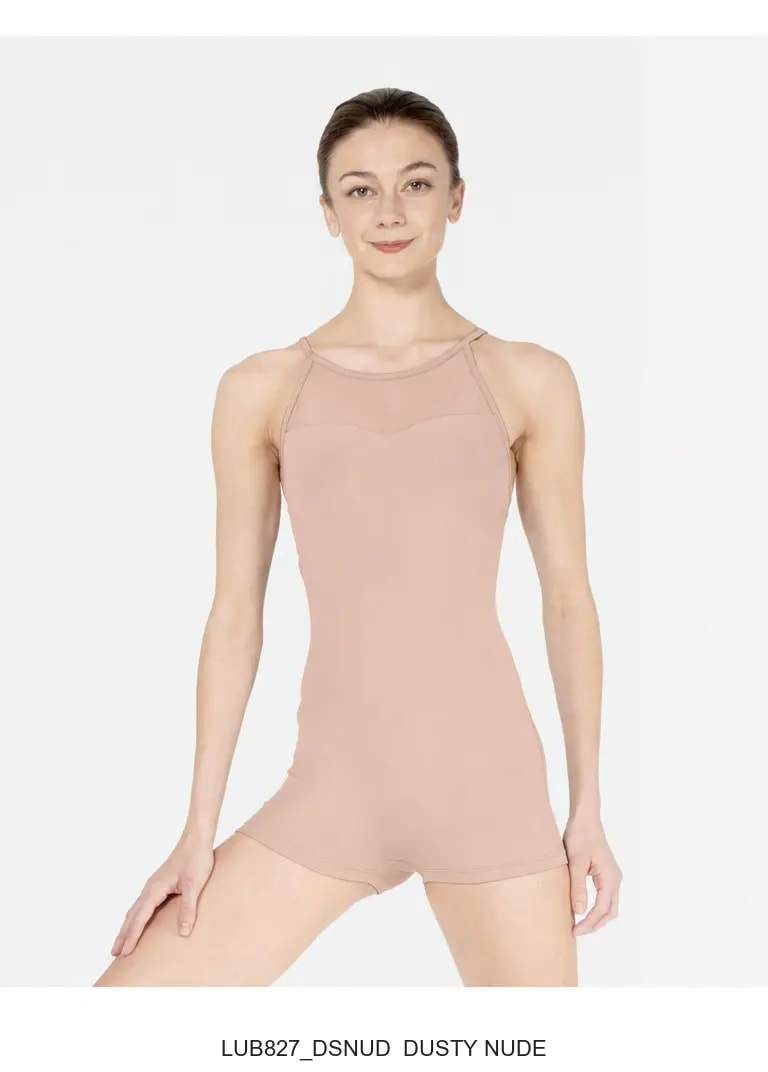 Womens Camisole Mesh Short Unitard Drusilla - View 14