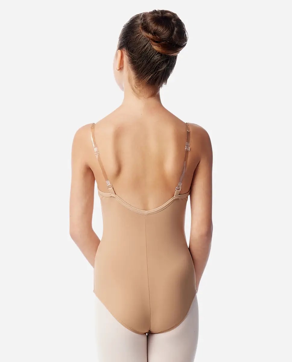 Undergarment Girls Clear Straps Leotard Elouise
