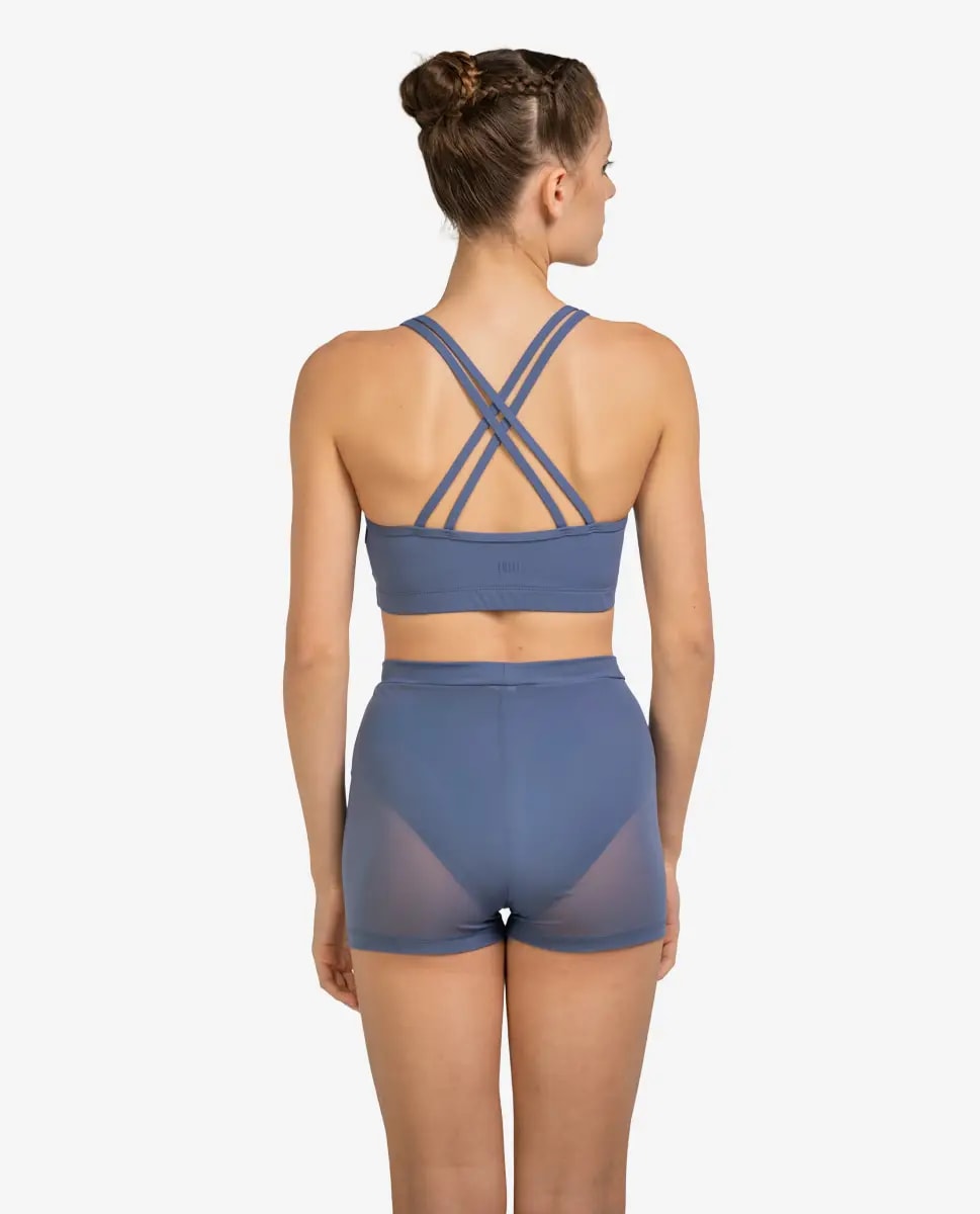 Womens Mesh Short Raven - View 2