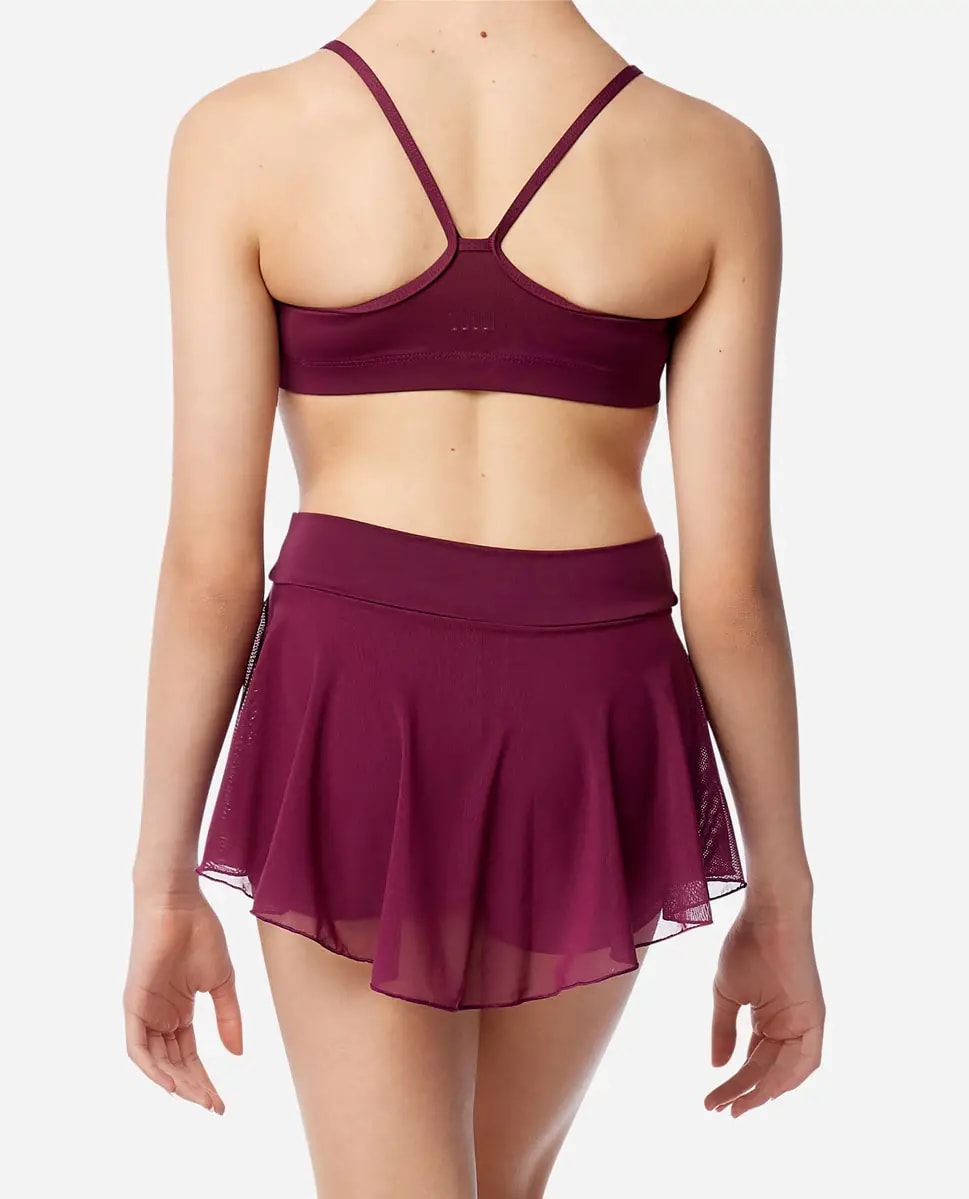 Girls High Waisted Skirted Shorts Amaya - View 2