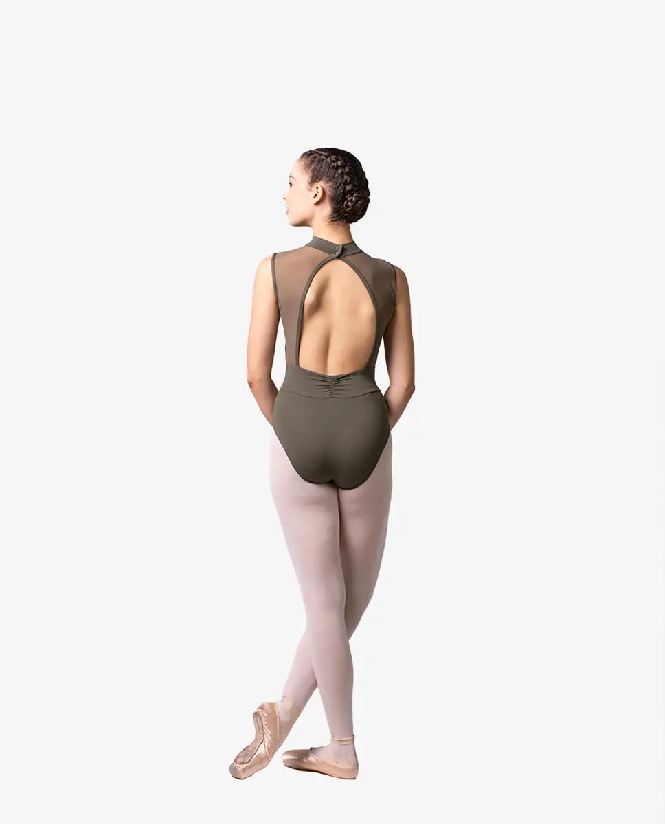Womens Mock Neck Leotard Marcella - View 4