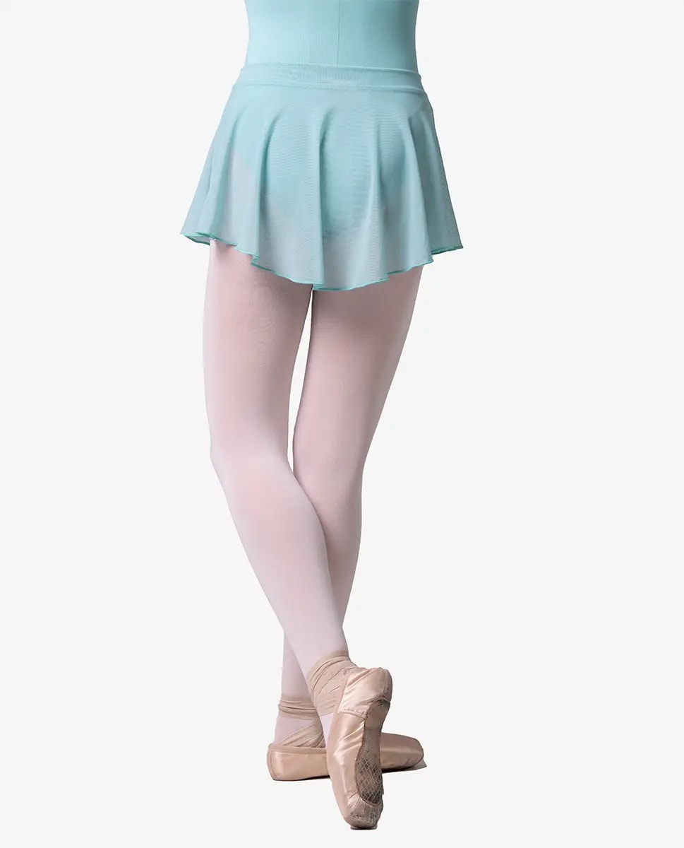 Womens Pull-On Mesh Dance Skirt Gianna