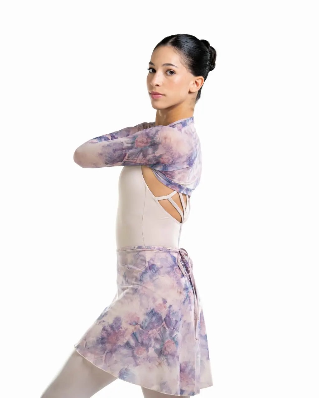 Girls Long Sleeve Mesh Shrug Macie