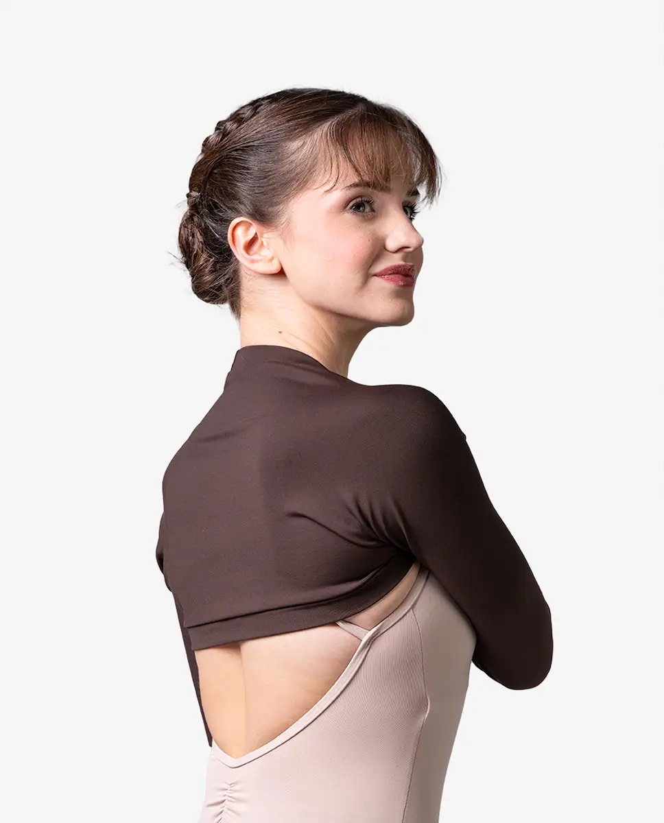 Long Sleeve Mesh Shrug Macie