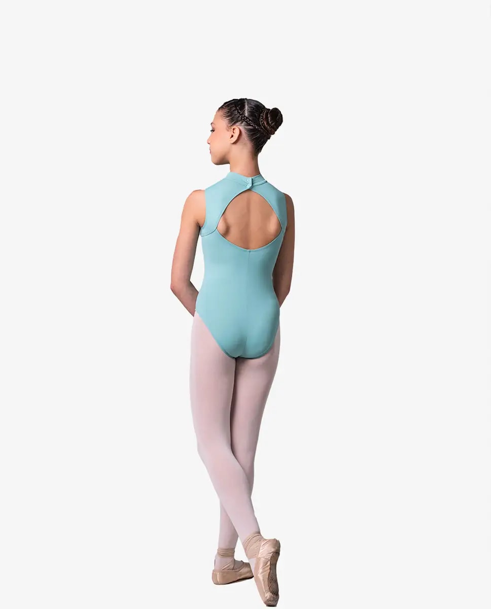 Girls Mock Neck Dance Leotard Aria