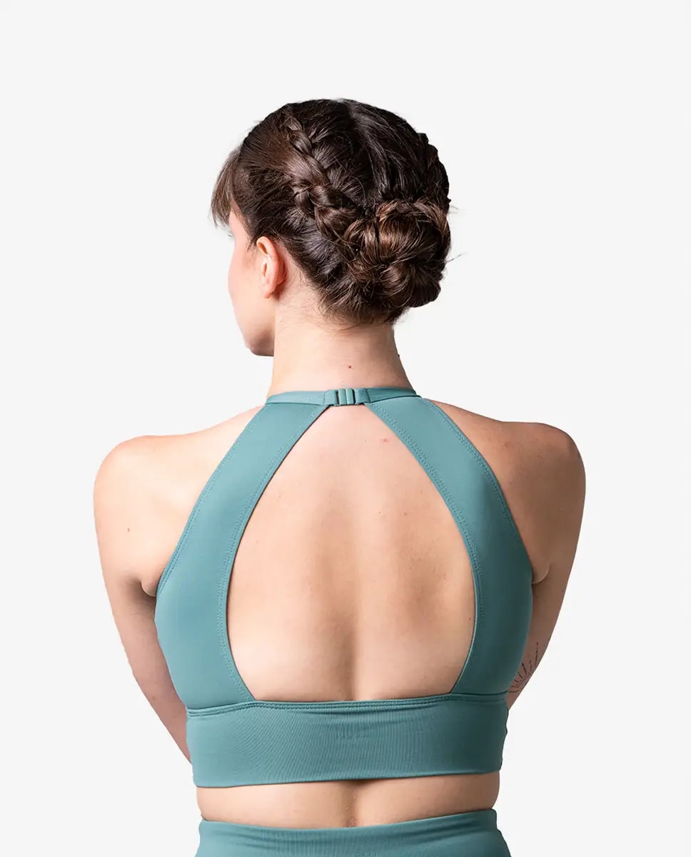 High Neck Crop Dnce Top Maria