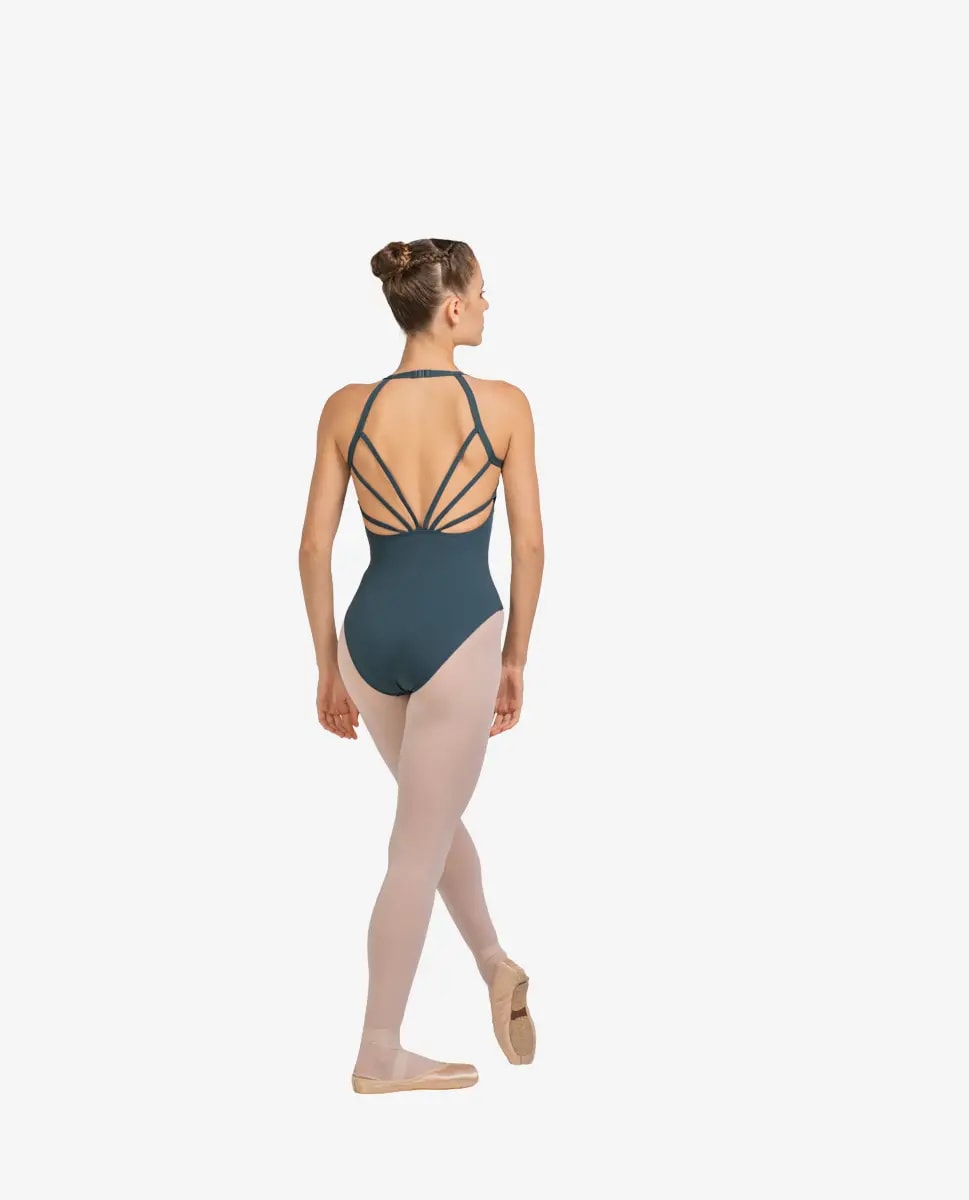Strappy Back Halterneck Leotard Jimena