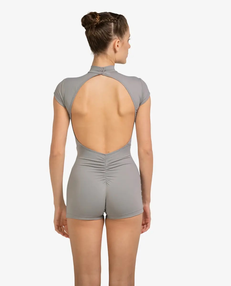 Mock Neck Short Unitard Hallie