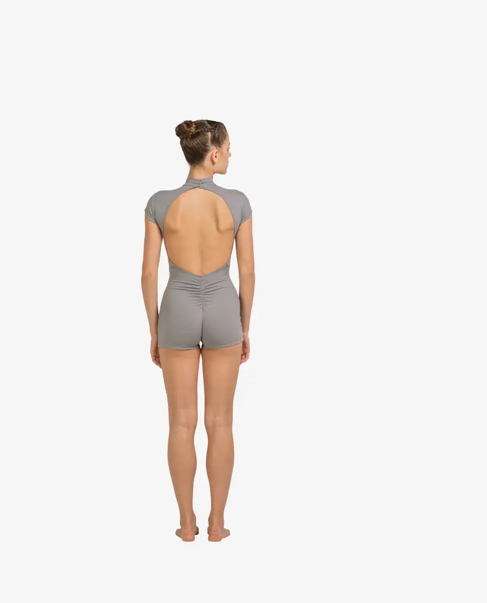 Mock Neck Short Unitard Hallie