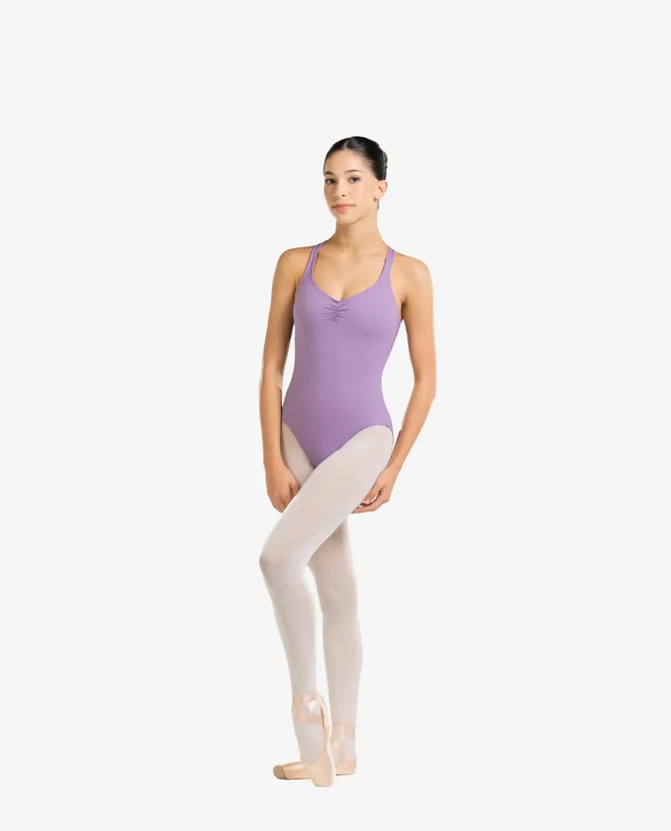 Triple Crisscross Straps Camisole Leotard Braiden