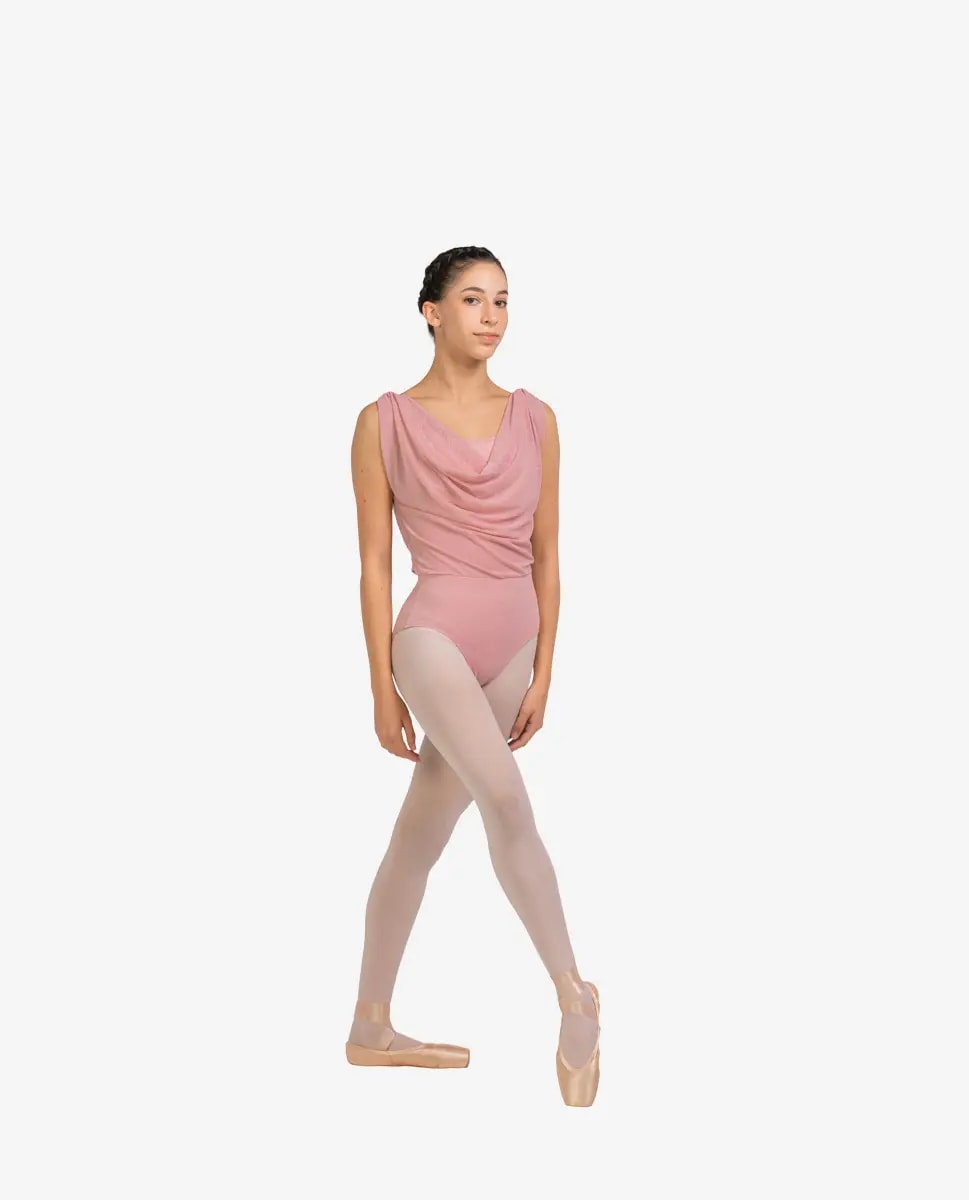 Cowl Tank Leotard Alin