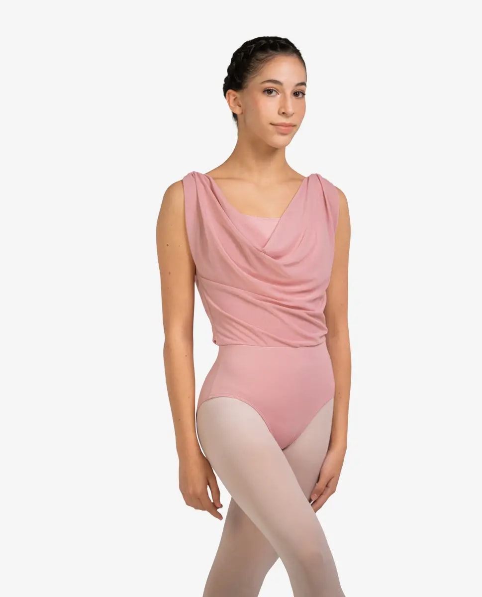Cowl Tank Leotard Alin