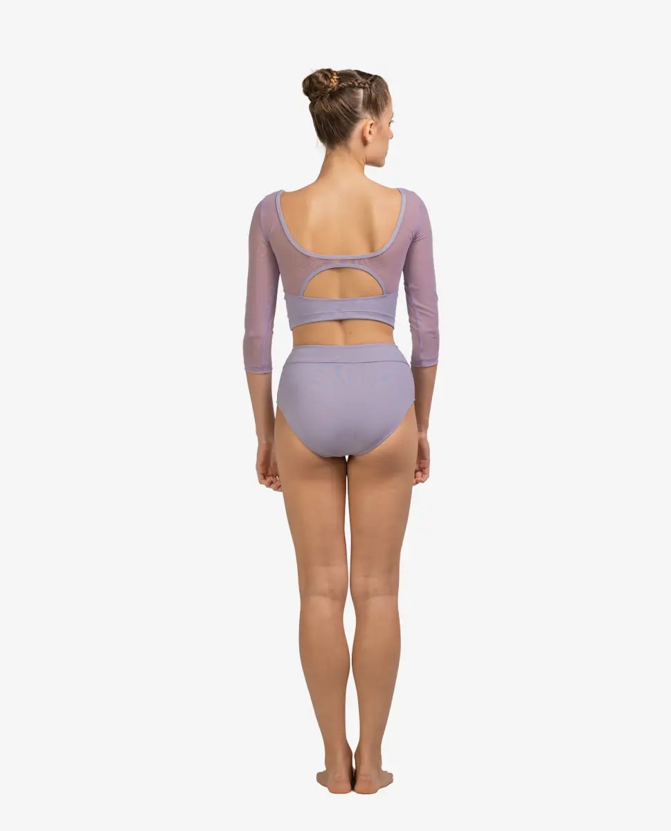 Lulli 3/4 Sleeve Crop Top Enedina