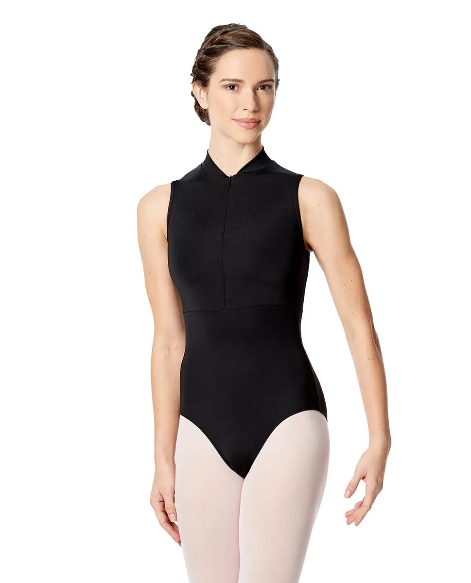 Halter Zip Front Leotard Ximena