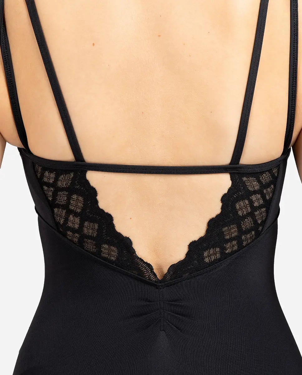 Womens High Neck Leotard Abelia