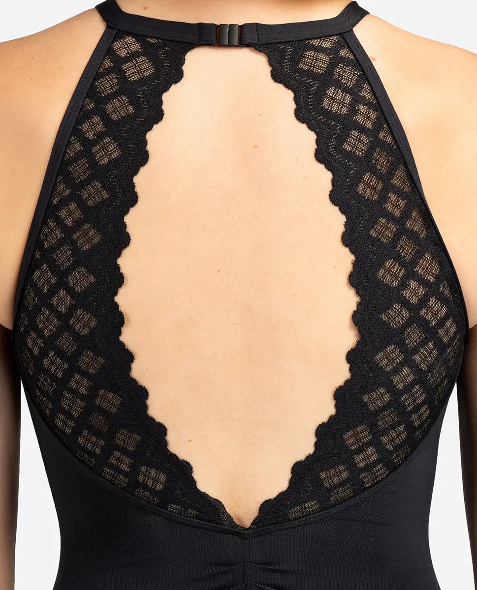 Womens Collar Leotard Elyn